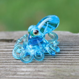 Small Octopus Jewelry Necklace Pendants Small Glass Octopus pendant