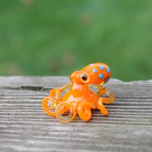 Small Kraken Glass Octopus glass figurine Octopus