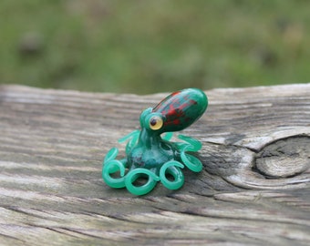 Small Octopus Jewelry Necklace Pendants Small Glass Octopus pendant