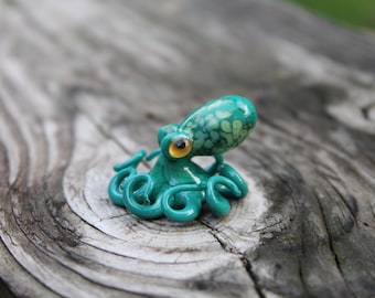 Small Octopus Jewelry Necklace Pendants Small Glass Octopus pendant