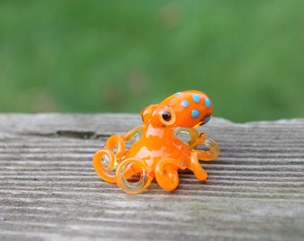 Small Kraken Glass Octopus glass figurine Octopus