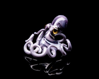 Small Glass Octopus glass figurine Miniature Octopus Little Glass Animals Murano Gift Blown Sculpture Art Collectible Artglass Lampwork