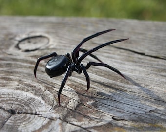 Spider Animals Glass, Art Glass, Blown Glass, blown glass figurine, stained glass, hand blown glass