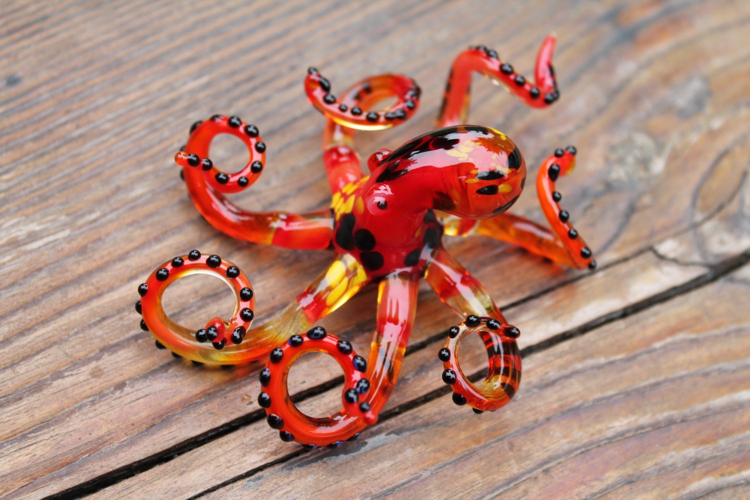 blown glass animal ornaments