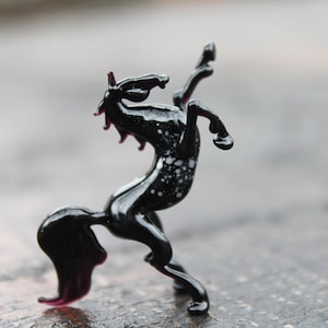 Blown Glass Horse Miniature Horse Sculpture Horse Figurine Lampwork  Dala horse Swedish horse Horses Farm Animals Collectible
