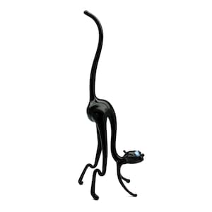 Glass cat Miniature, Animals Glass, Art Glass cat, Glass Blown cat , Sculpture Made Of Glass, Glass Art