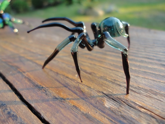 Spider Animals Glass, Art Glass, Blown Glass, Sculpture Made of