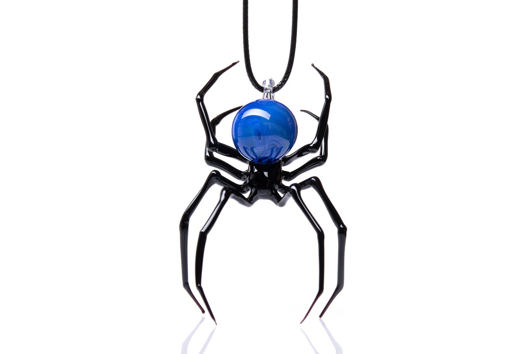 Pendant Spider Animals Glass, Hanging Blown Glass Spider, Blown Glass ...