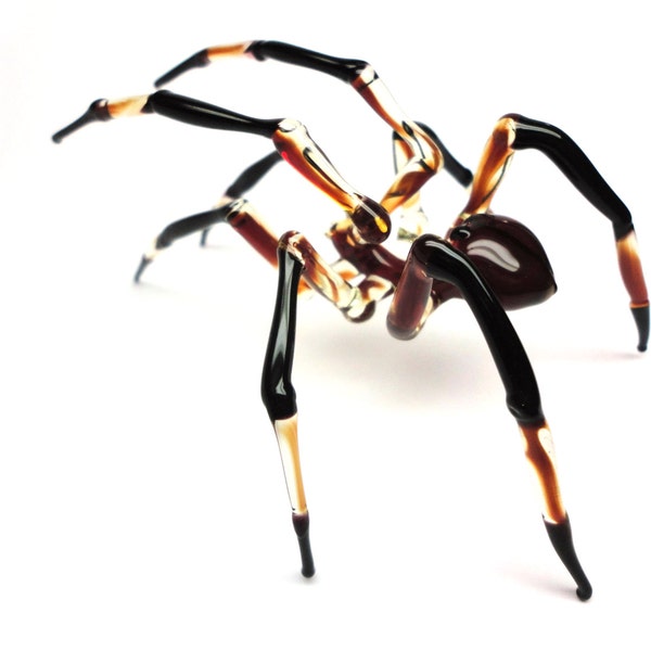 Spider Animals Glass, Art Glass, Blown Glass,farmhouse decor, blown glass figurine