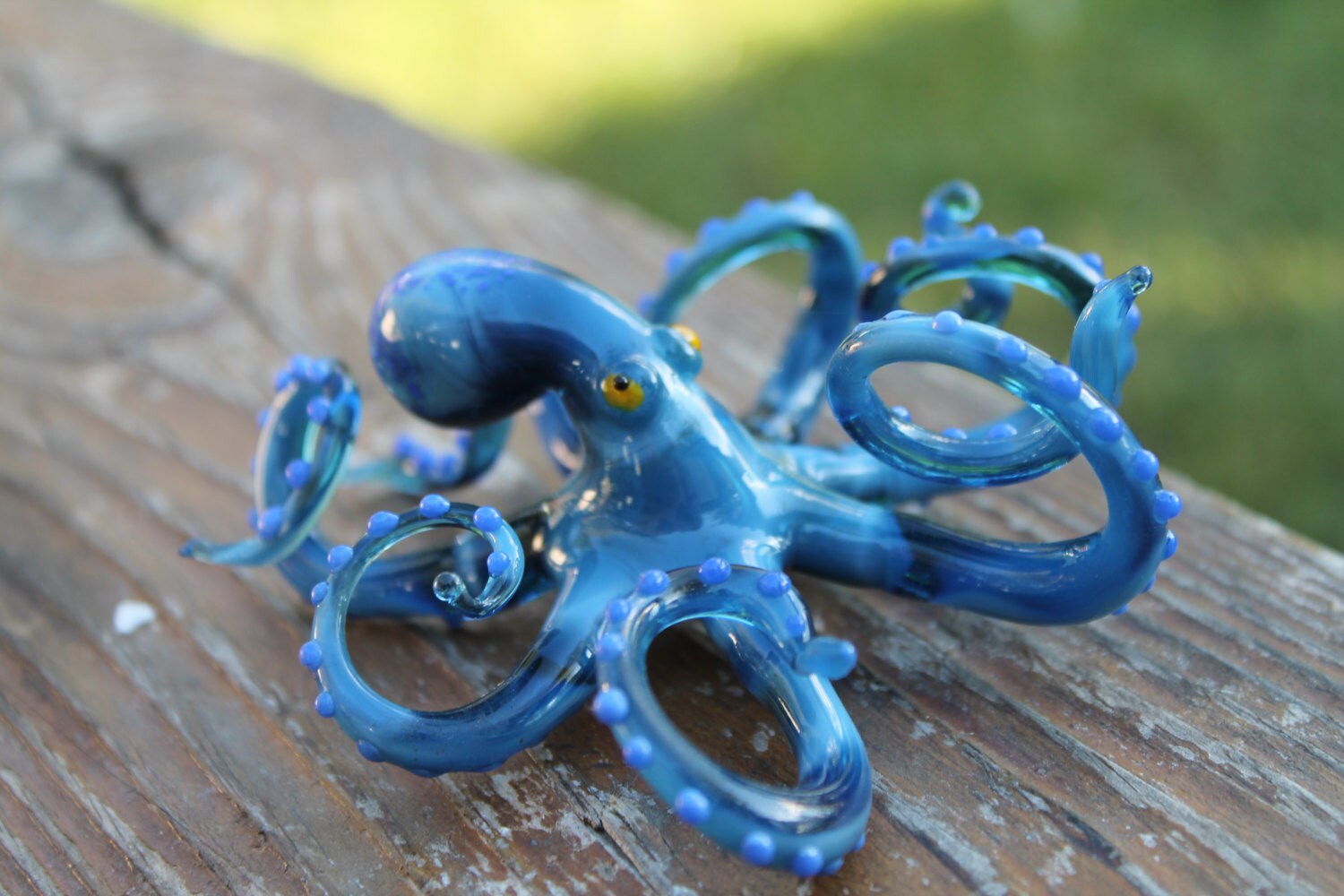 Blown Glass Octopus Glass Octopus Glass polpo Octopus Ocean Etsy