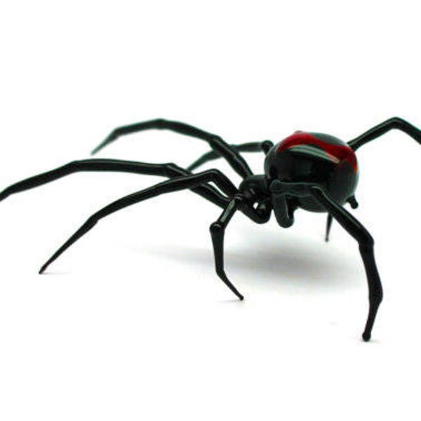 Spinnentiere Glas, Kunstglas, Mundgeblasenes Glas, Skulptur aus Glas, mundgeblasene Glasfigur