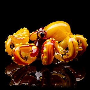 Blown Glass Octopus glass figurine Octopus Glass Ocean Octopus  Blown glass necklace Glass Octopus Figurine Glass octopus bowl