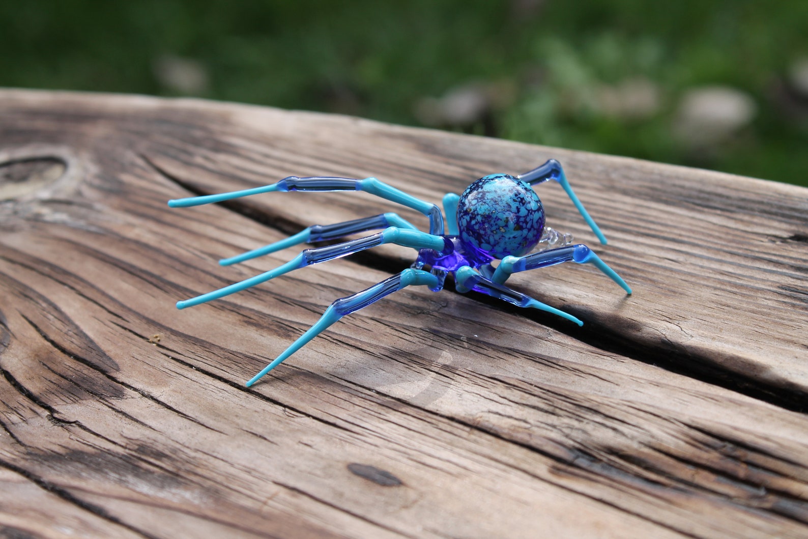 Pendant Spider Animals Glass, Hanging Blown Glass Spider, Blown Glass ...
