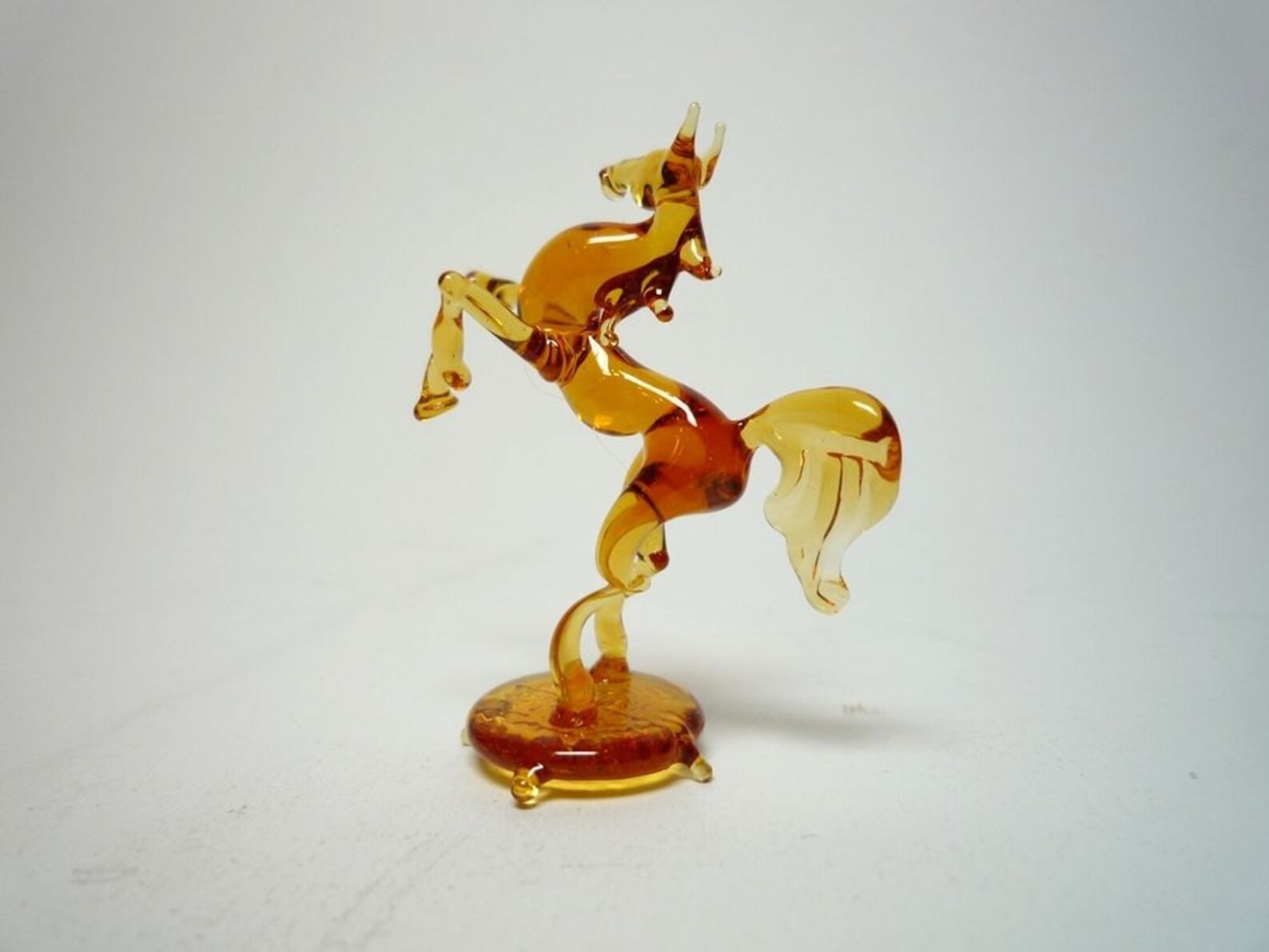 blown glass horse