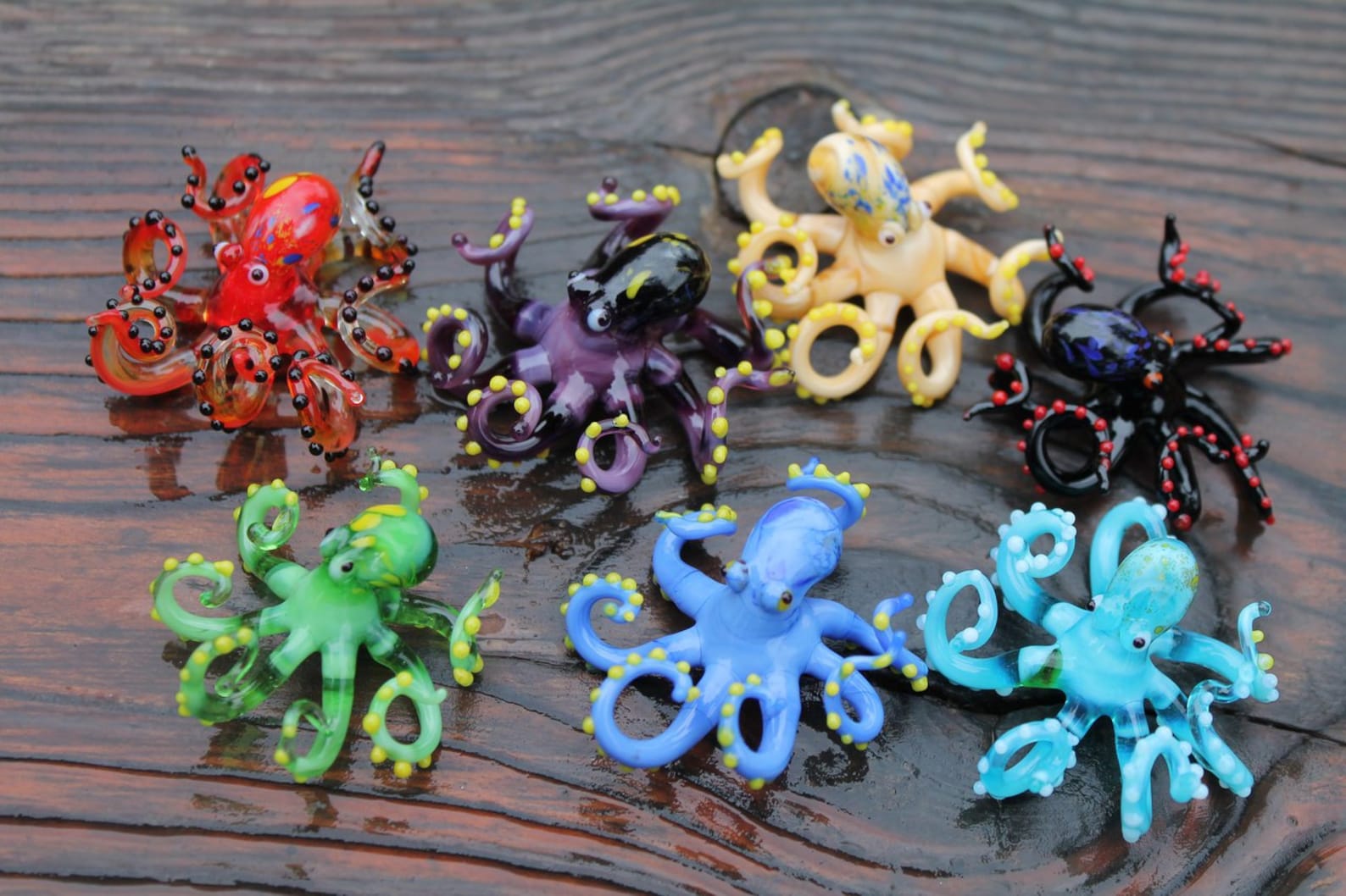 Blown Glass Octopus Glass Octopus Glass Polpo Octopus Ocean - Etsy