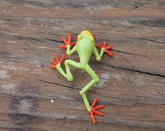 Miniature en verre de grenouille, verre d’animaux, verre d’art, verre soufflé, sculpture en verre