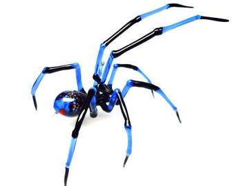 Spider Animals Glass, Art Glass, Blown Glass, blown glass figurine, stained glass, hand blown glass