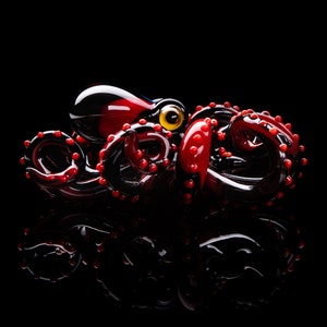 Blown Glass Octopus glass figurine Octopus Glass Ocean Octopus Kraken Glass Octopus Figurine image 2