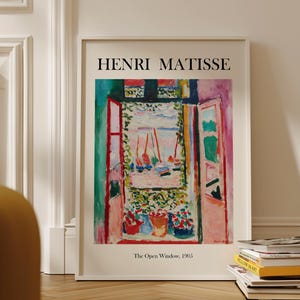 Matisse Open Window Print: Fauvism Colorful Art Poster (Digital Download)
