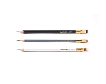 Set of 3 Black Pencils Bk - Black