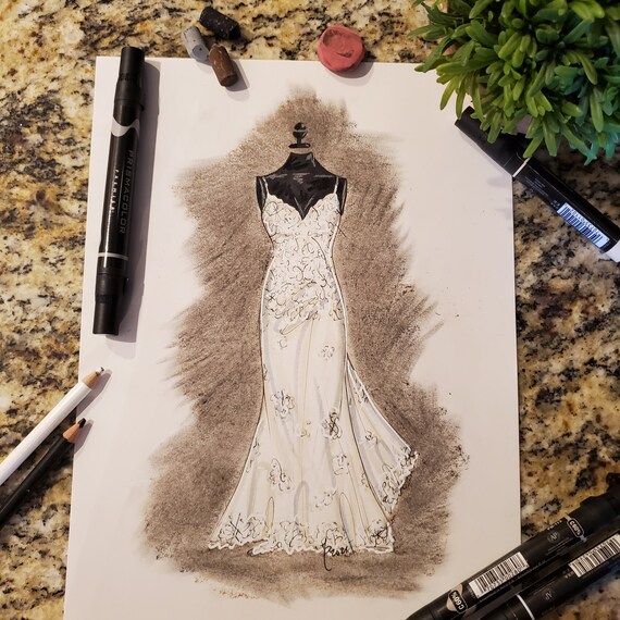 dress sketches