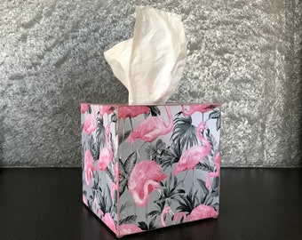 Flamingo home decor Tissue box cover Girl room decor Flamingo Flamingo Summer table decor Kids room decor Pink flamingo Gift for girl