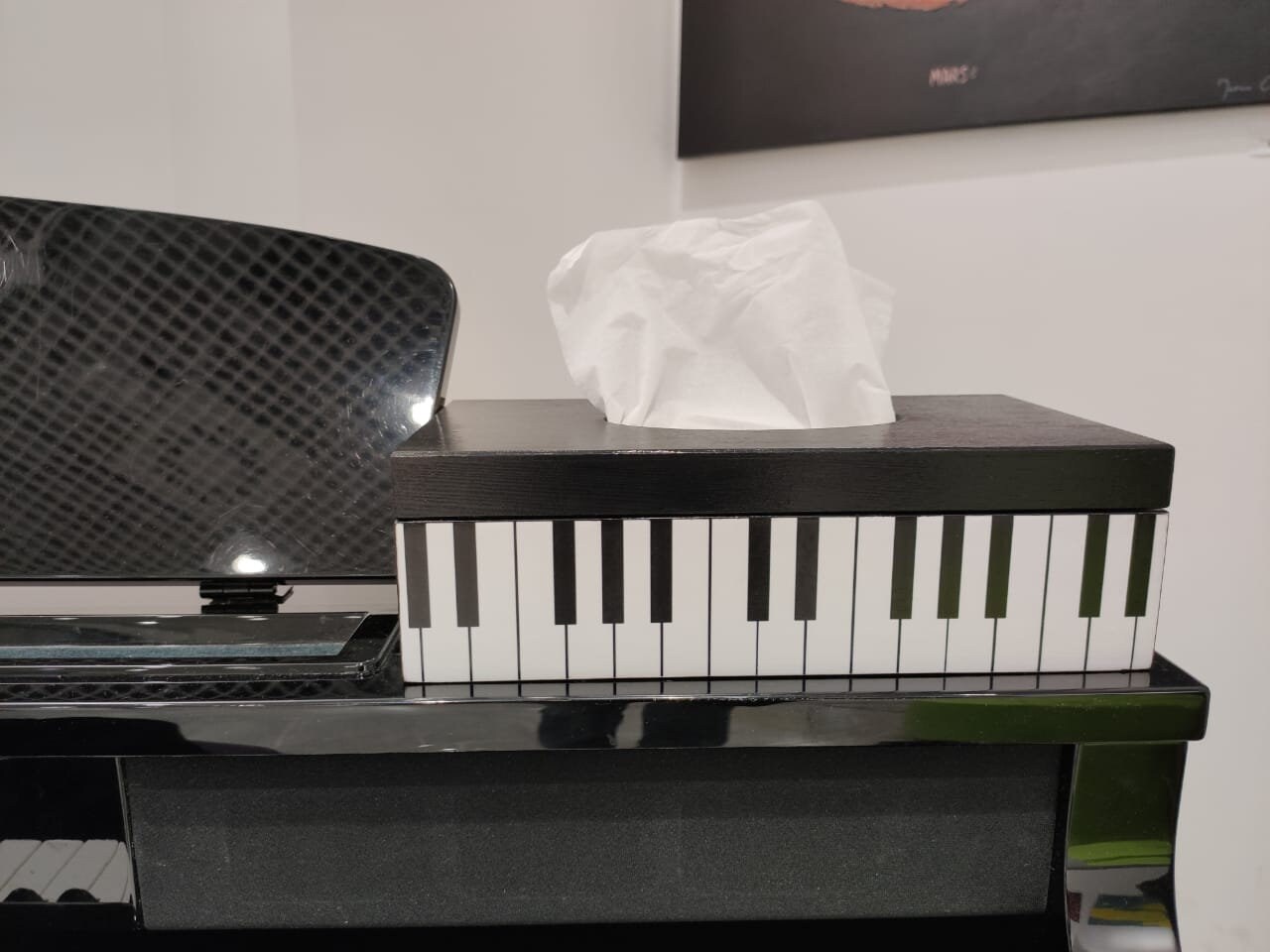 FOTAP Klavier-Make-up-Tasche, 23,5x17 Cm – Geschenk Für Pianisten & Musikliebhaber, Aus Robustem Leinen