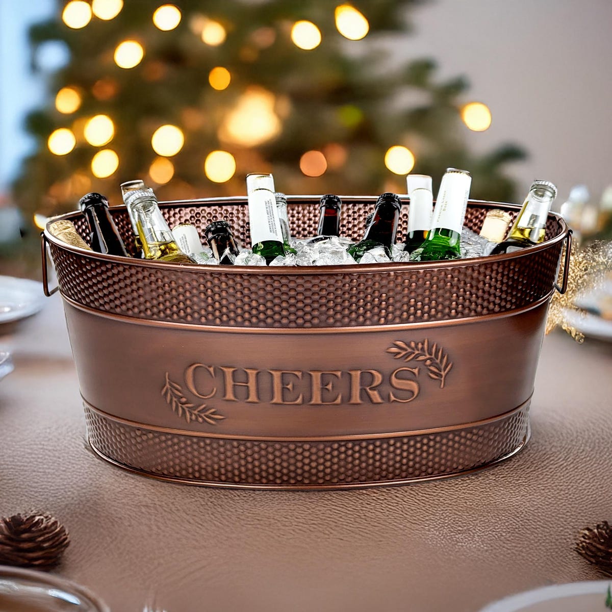 Personalized Beverage Tub With Stand, Copper Anniversary Gift, Wedding Gifts for the Couple, Bridal Shower Gifts for the Bride, Housewarming - Etsy