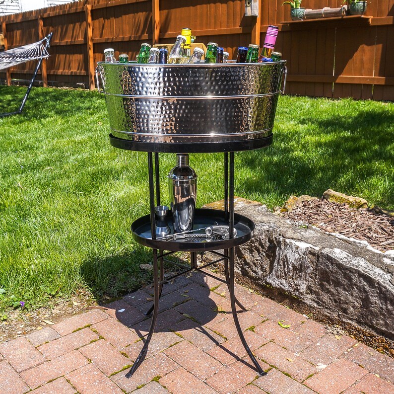 Personalized Beverage Tub With Stand for Wedding Gift Etsy