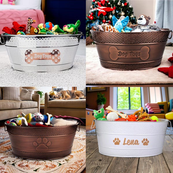 Dog Toy Box Etsy