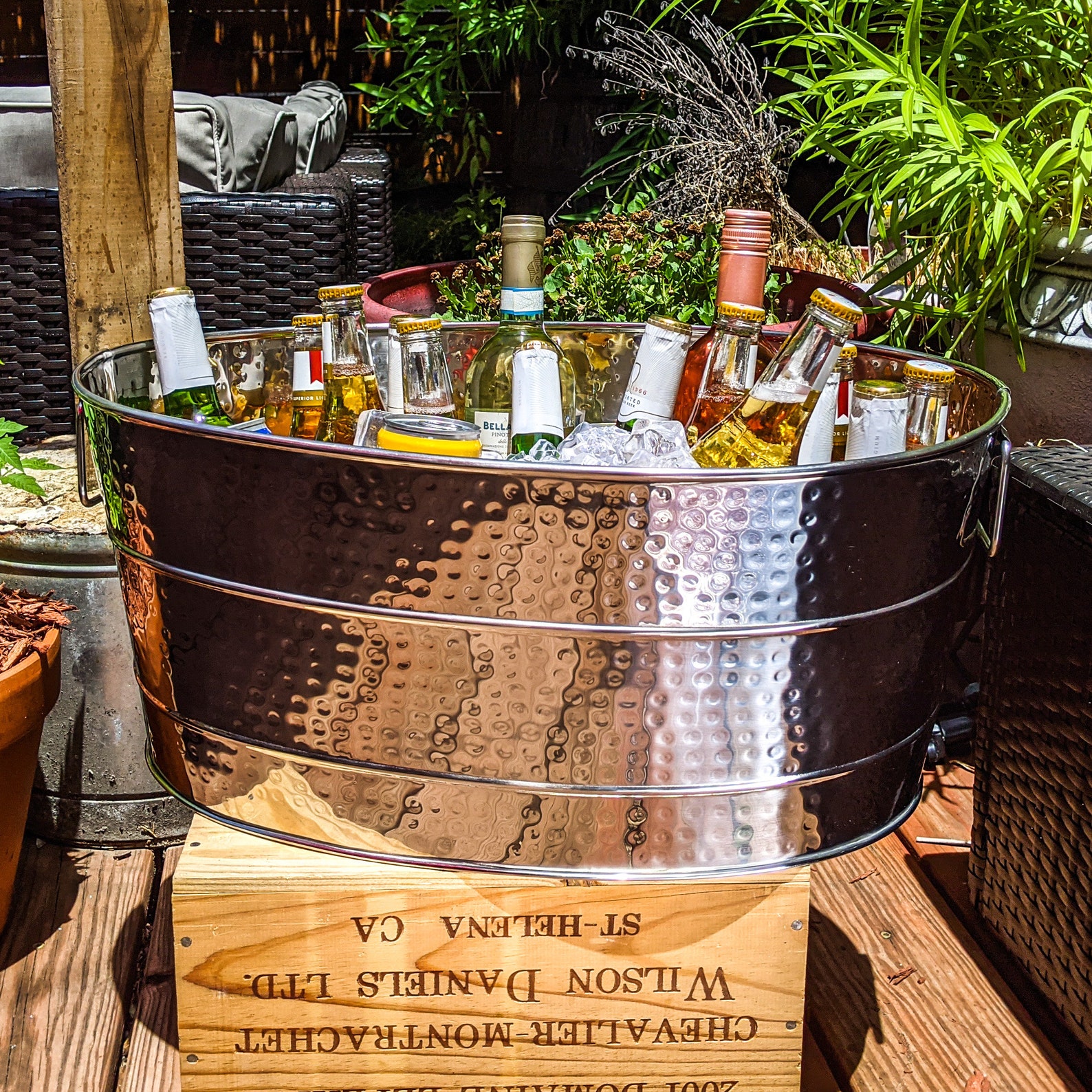 Personalized Beverage Tub with Stand for Wedding Gifts Etsy