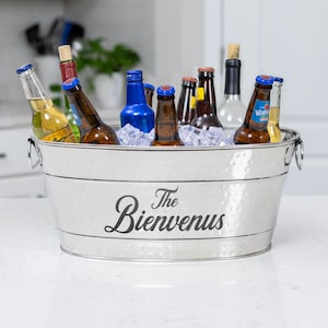 Custom Copper Beverage Tub – Personalized Wedding, Anniversary, Housewarming Gift