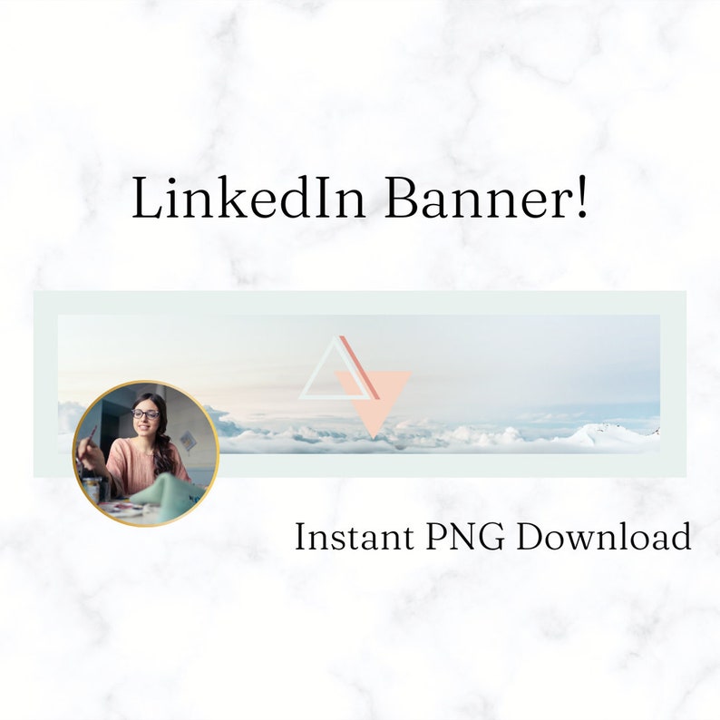 Linkedin Banner Aesthetic Minimalist Linkedin Background Etsy