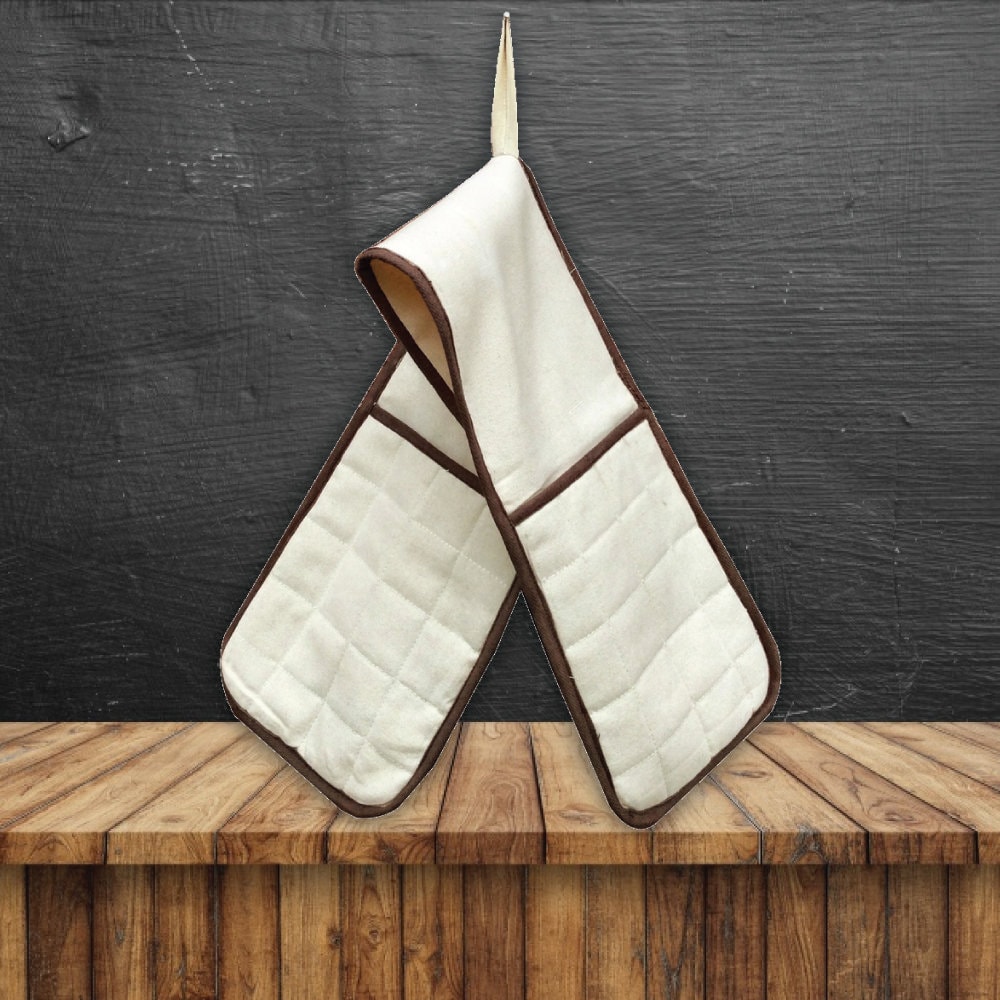 Ecofriendly Oven Mitts Made of Natural Jute. Vegan House Warming Gift