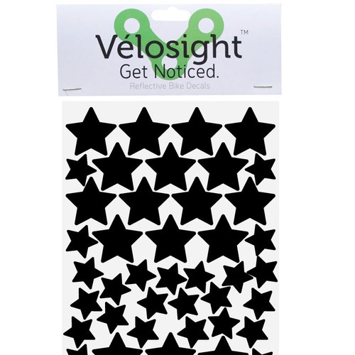 Reflective Bicycle Decals and Bike Helmet Stickers Velosight™ Etsy