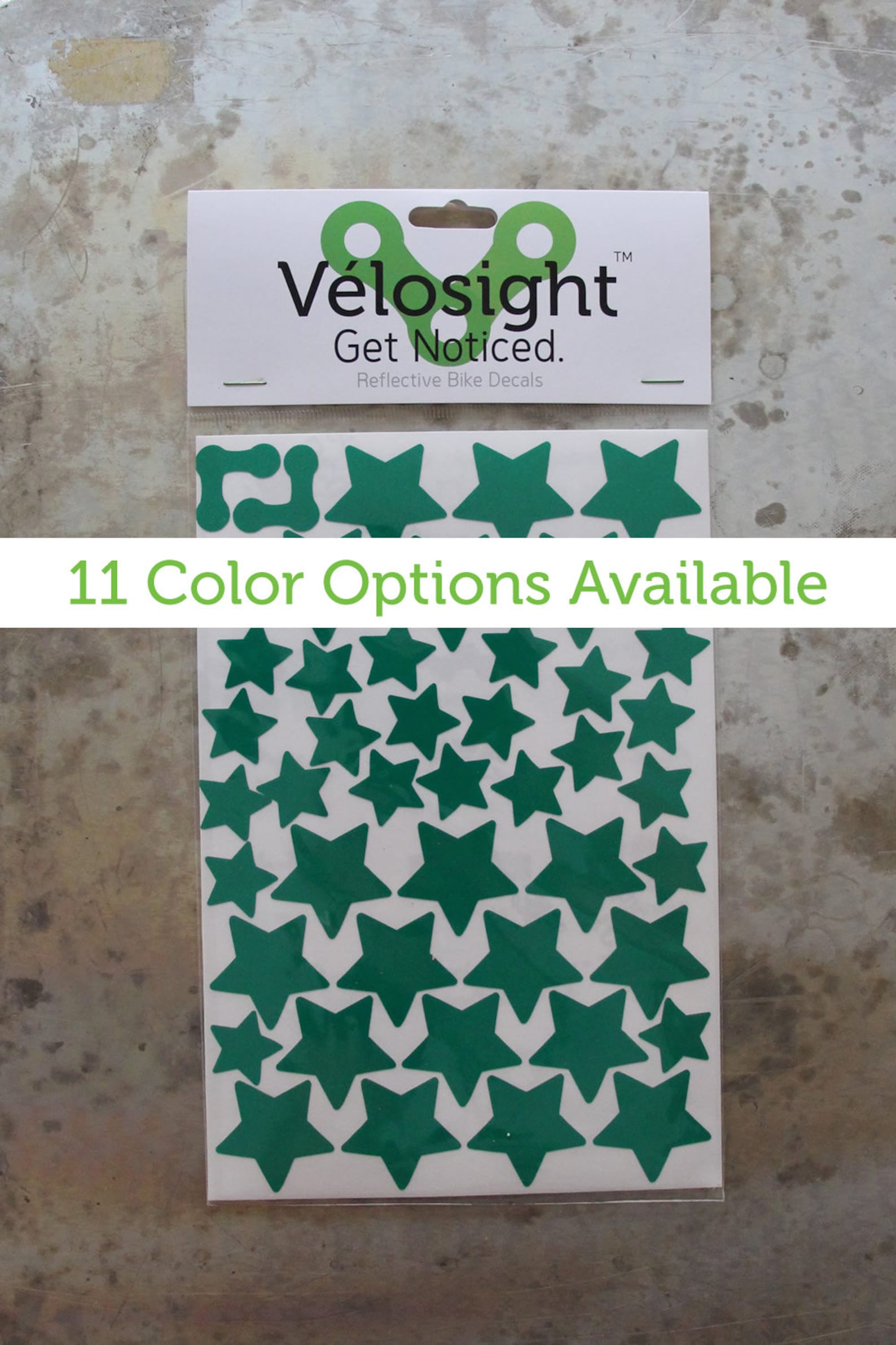 Stars Velosight™ Reflective Bicycle Decals and Bike Helmet Stickers 11
