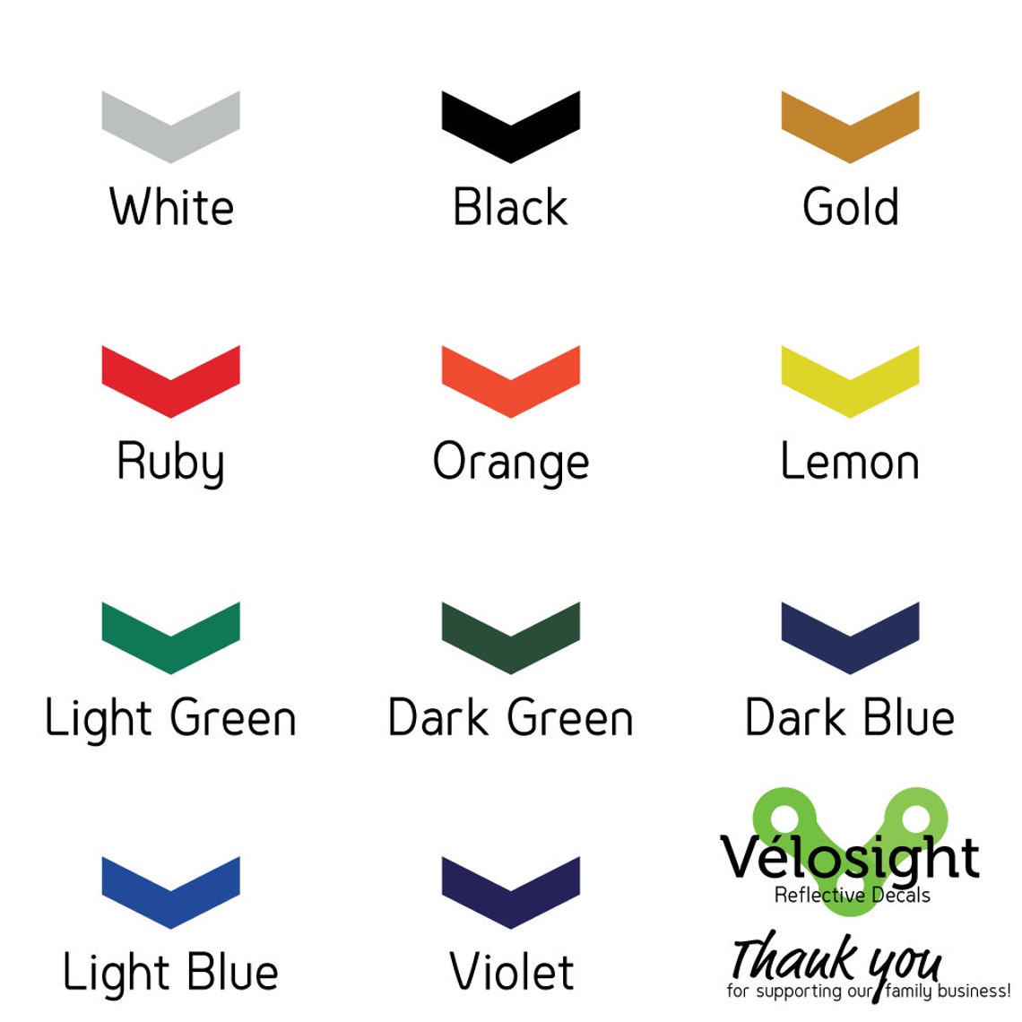 Reflective Bicycle Decals and Bike Helmet Stickers Etsy