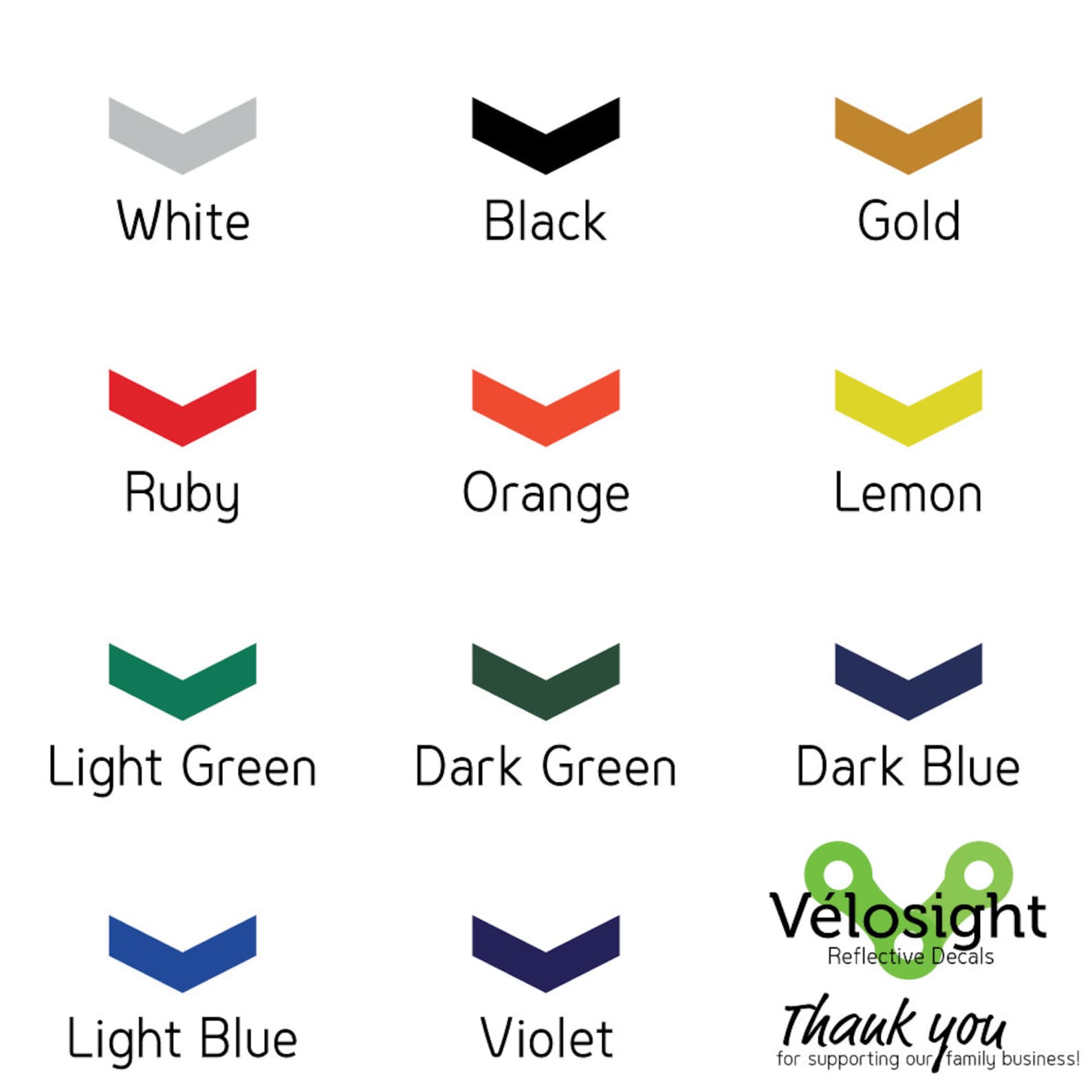 Reflective Bicycle Decals and Bike Helmet Stickers Etsy