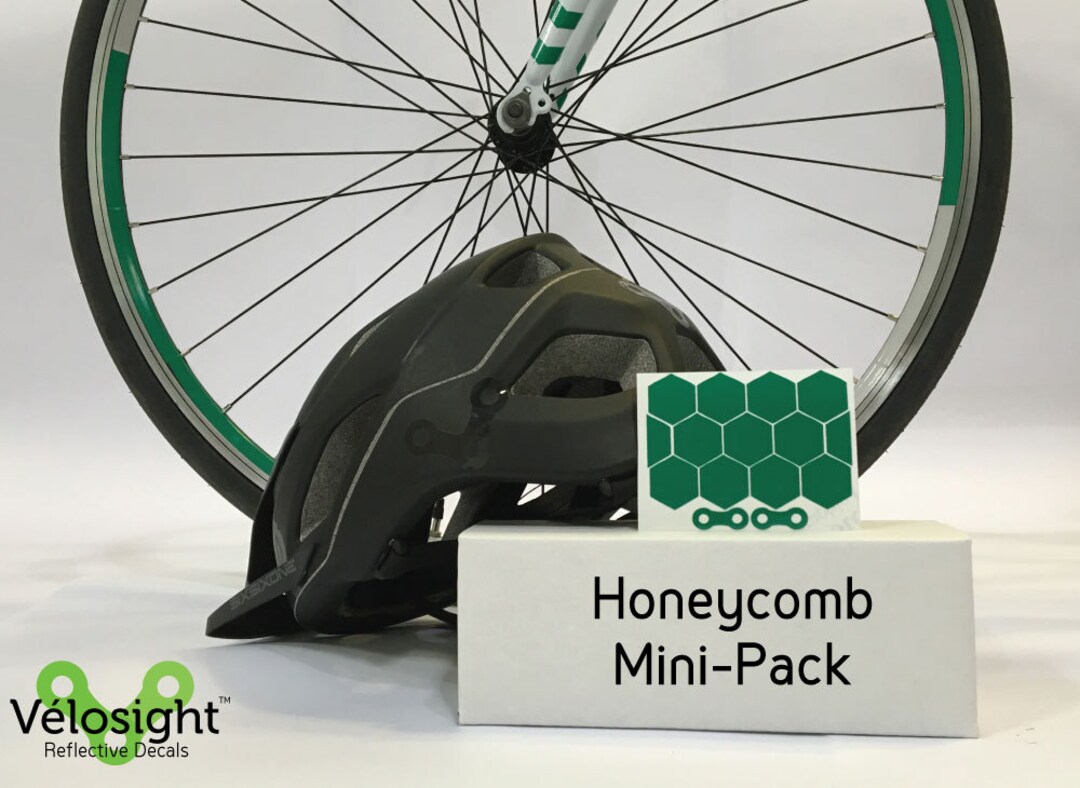 Reflective Bicycle Decals Bike Helmet Safety Stickers