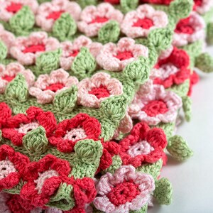 Crochet Pattern Spring Field Blanket Digital file PDF image 5