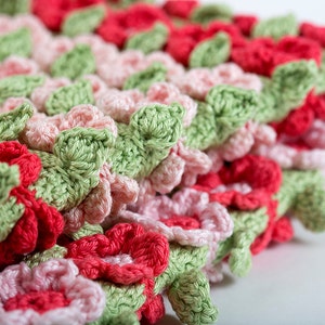 Crochet Pattern Spring Field Blanket Digital file PDF image 2