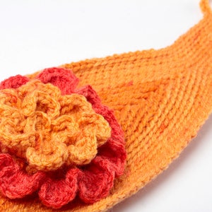 Crochet Pattern Simple Headband with Large Flower Digital file PDF image 4