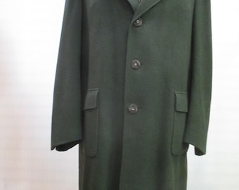 Vtg 50s loden coat/Made in Tyrol/Pure wool/Flap pocket/Back martingale/Loose fitting/Size XL/Cappotto loden anni 50/Pura lana/Martingala