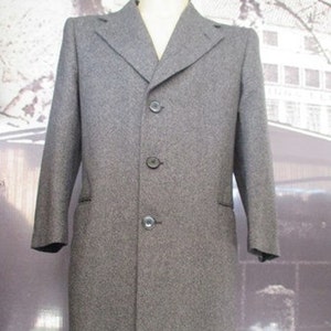 60s classic tweed coat/By Stylform/Woollen cloth//High quality/Flap ockets/Size M-38 US/Cappotto da uomo anni 60/Panno lana/Sale&pepe/Tg.50