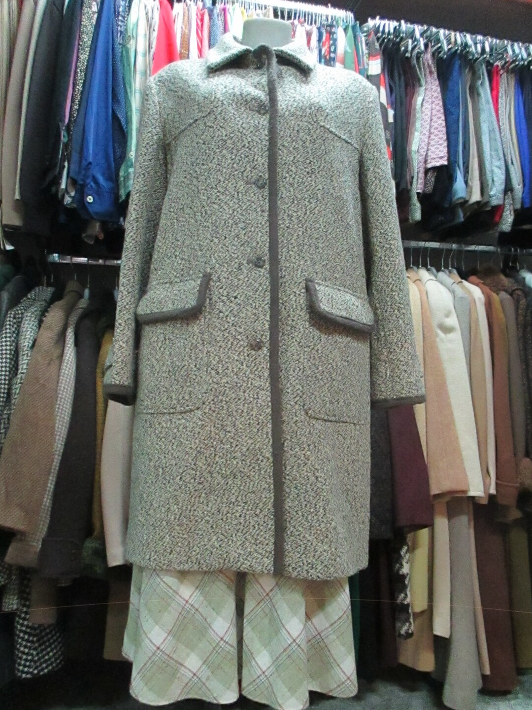 Early 80s Flecked Coat/by 