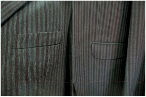 Vtg 50s three pcs striped suit/MÜLLER-WIPPERFÜRTH… - image 4