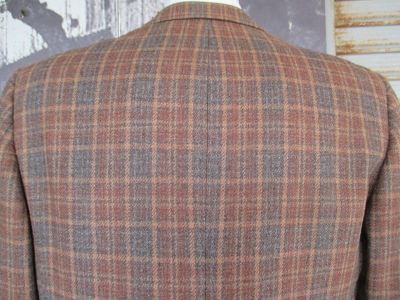 Vtg early 60s checkered jacket/Vtg Mods jacket/Ma… - image 6