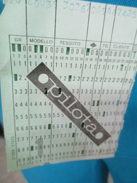 Vtg 70s deadstock turquoise flared pants/NOS flar… - image 7