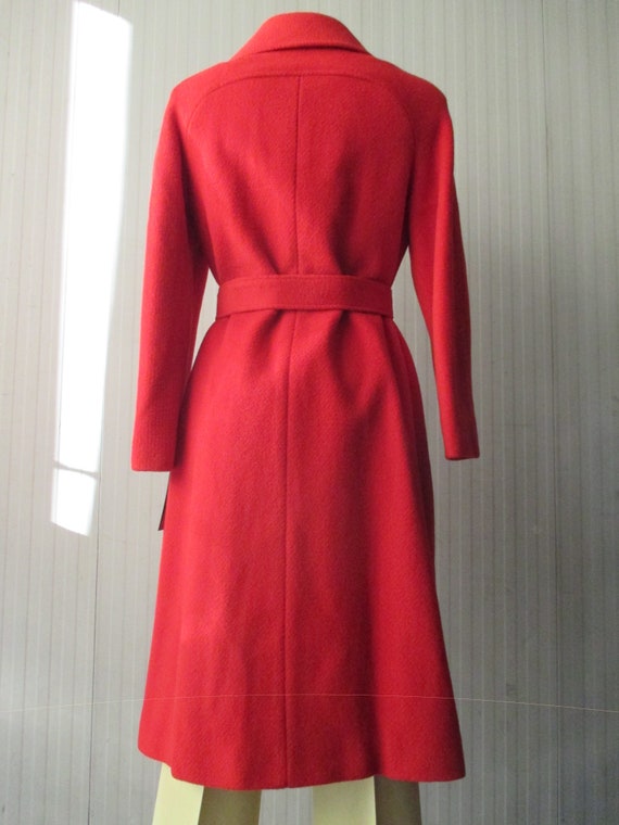 Deadstock 70s red coat/NOS vtg coat/Made in Italy… - image 6