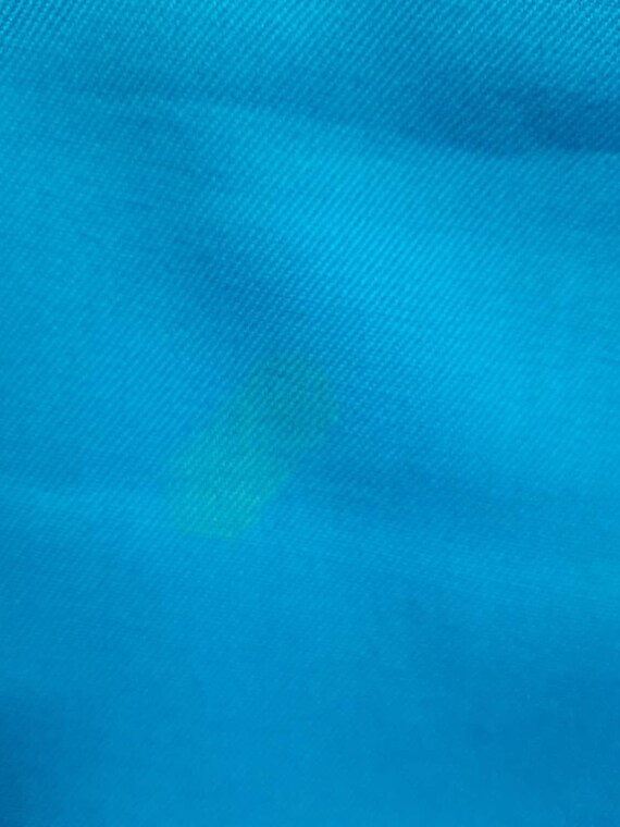 Vtg 70s deadstock turquoise flared pants/NOS flar… - image 8